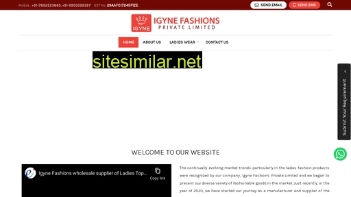 igyne-fashions.co.in alternative sites