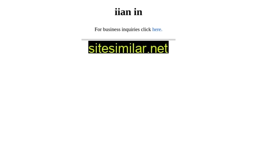 iian.in alternative sites