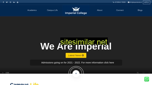 imperial.edu.in alternative sites