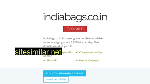 indiabags.co.in alternative sites