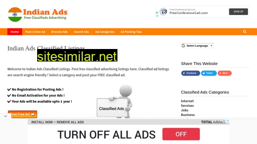 indian-ads.in alternative sites