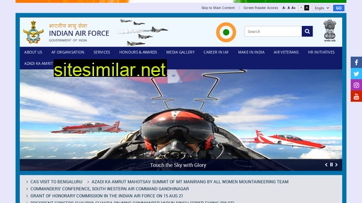 indianairforce.nic.in alternative sites