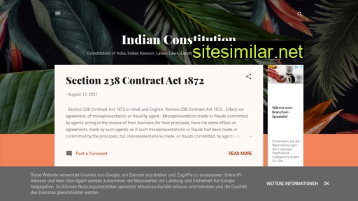 indianconstitution.in alternative sites