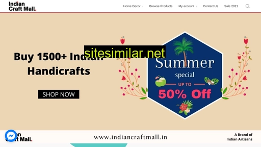 indiancraftmall.in alternative sites