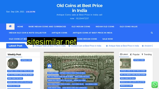 Indianoldcoins similar sites