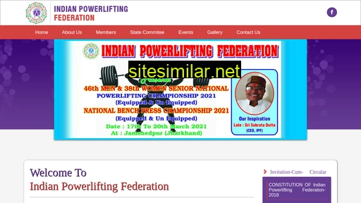 Indianpowerliftingfederation similar sites
