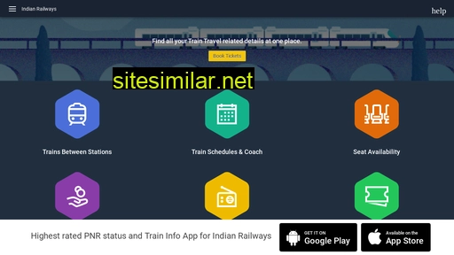 indianrails.in alternative sites
