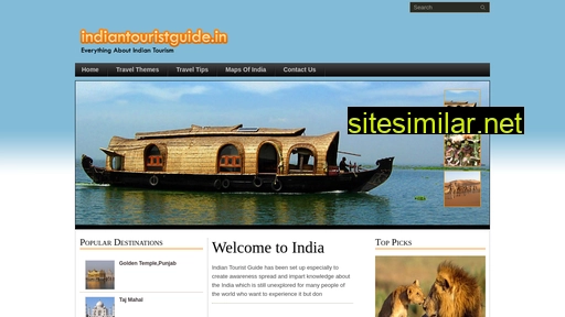 Indiantouristguide similar sites