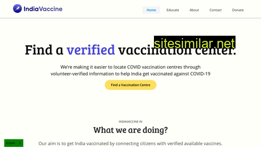 Indiavaccine similar sites
