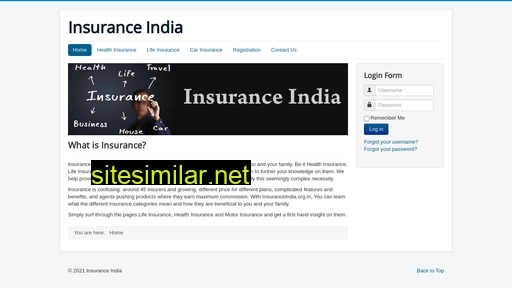 insuranceindia.org.in alternative sites