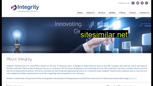 Integritynetworks similar sites