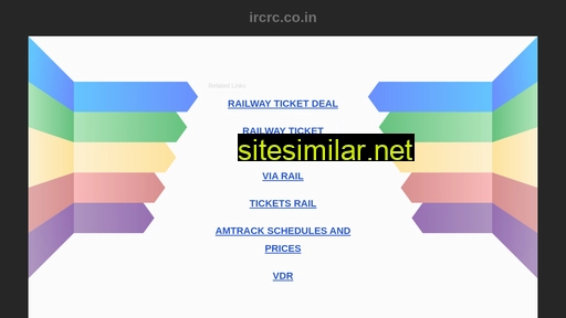 ircrc.co.in alternative sites