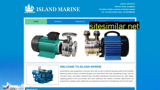 islandmarine.in alternative sites