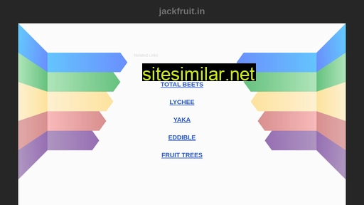 jackfruit.in alternative sites