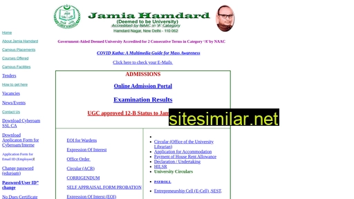 Jamiahamdard similar sites