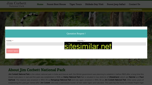 jimcorbettnationalpark.co.in alternative sites
