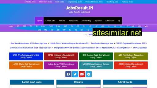 jobsresult.in alternative sites