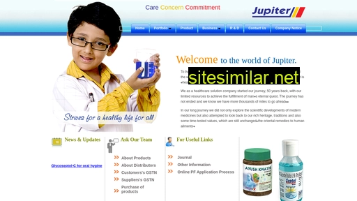 jupiterpharma.in alternative sites
