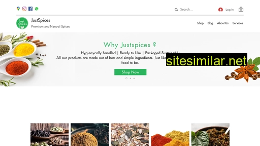 justspices.in alternative sites