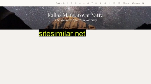 kailasmansarovaryatra.in alternative sites
