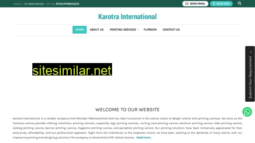 karotrainternational.co.in alternative sites