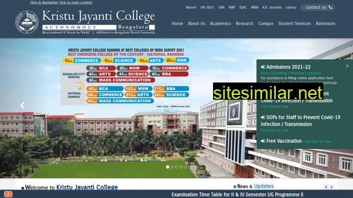 kristujayanti.edu.in alternative sites