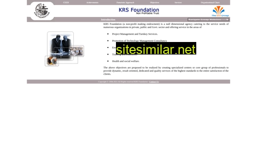 Krsfoundation similar sites