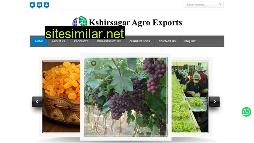 kshirsagaragroexports.in alternative sites