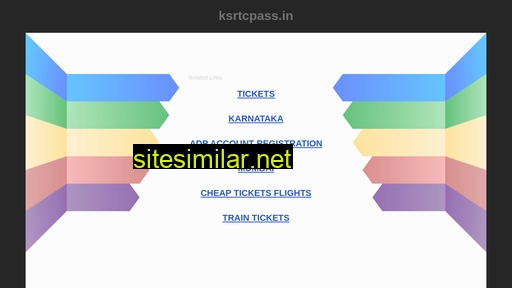 ksrtcpass.in alternative sites