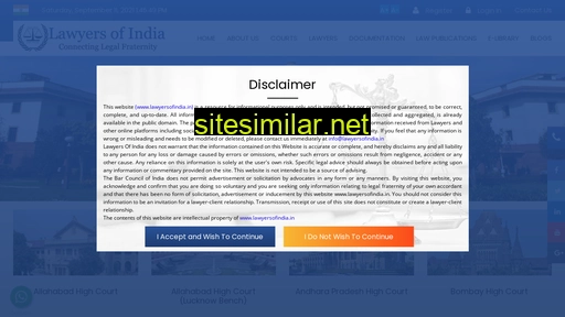 lawyersofindia.in alternative sites