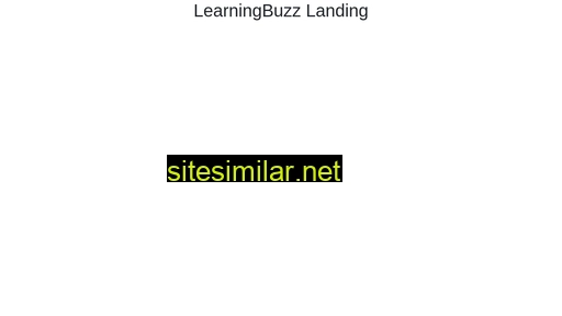 Learningbuzz similar sites