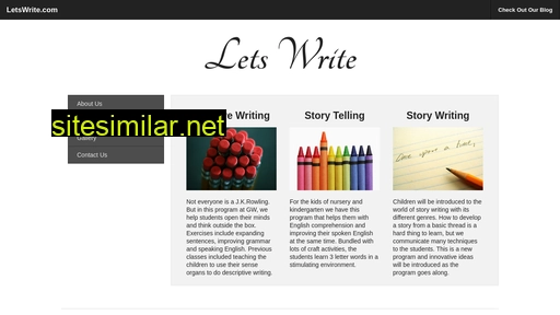 letswrite.in alternative sites