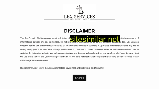lexservices.in alternative sites
