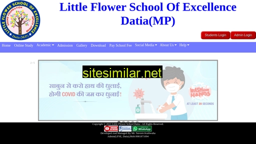 littleflowerdatia.in alternative sites