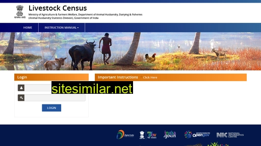 livestockcensus.gov.in alternative sites