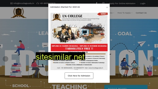 lncollege.edu.in alternative sites