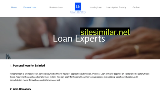 loanexperts.co.in alternative sites