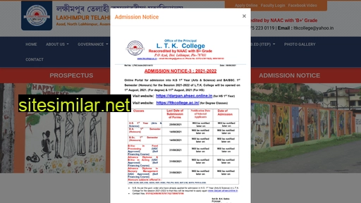 ltkcollege.ac.in alternative sites