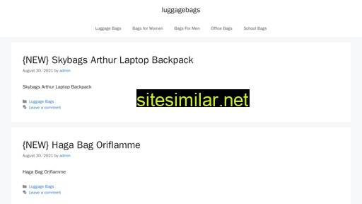 luggagebags.in alternative sites