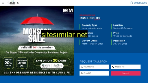 m3mheights.co.in alternative sites