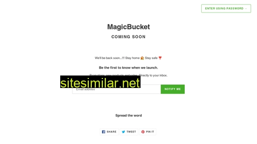 magicbucket.in alternative sites
