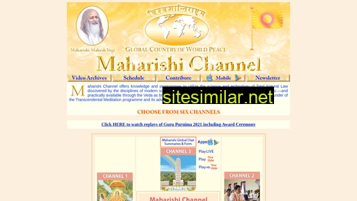 Maharishichannel similar sites