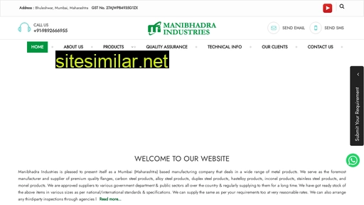 manibhadraindustries.co.in alternative sites