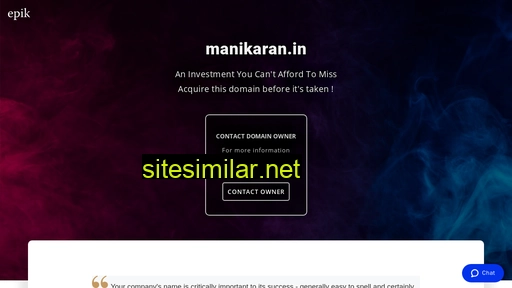 manikaran.in alternative sites