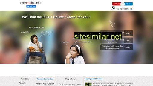 mapmytalent.in alternative sites