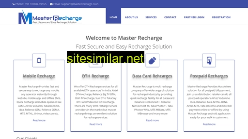masterrecharge.co.in alternative sites
