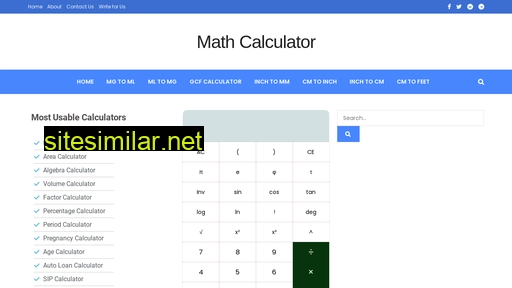mathcalculator.in alternative sites