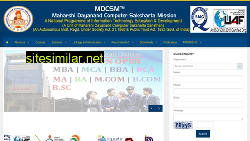 mdcsm.ac.in alternative sites