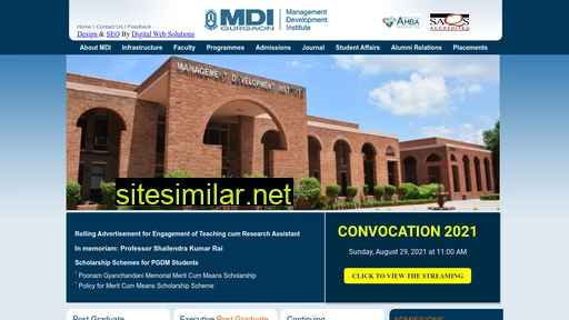 mdi.ac.in alternative sites