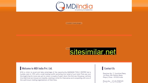 mdiindia.co.in alternative sites